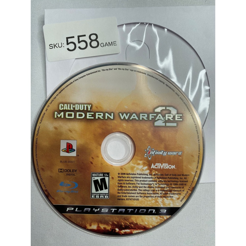 Call of Duty Modern Warfare 2 Sony PlayStation 3